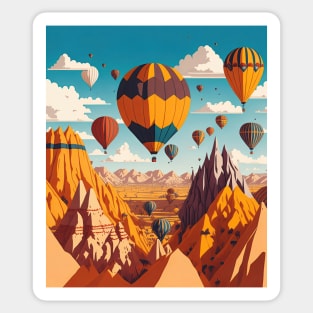 The Cappadocia Hot Air Balloons Sticker